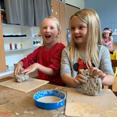 kindergarten clay