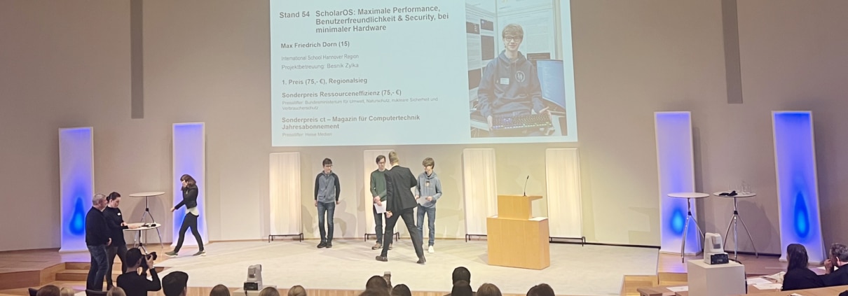 ISHR Student Wins 1st Prize at Regional ‘Jugend forscht’ Competition 1 Header Max